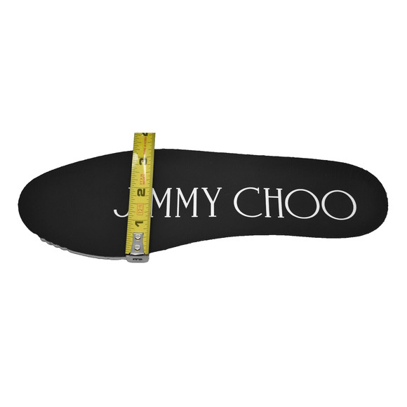 H0 NIB JIMMY CHOO Black Suede W/Pearl Outline Hawaii Sneaker Shoes Size 39 $650 - Picture 9 of 9